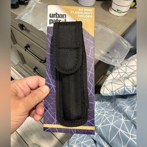 Urban Patrol AA Black Flashlight Holder